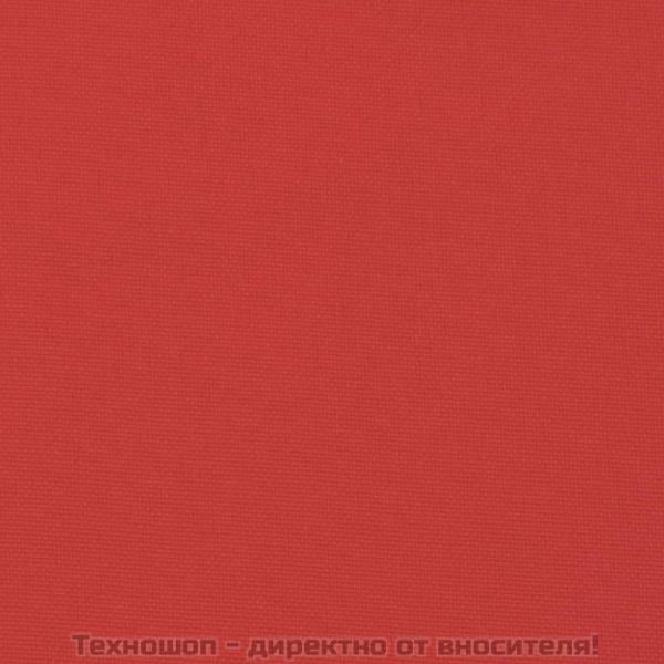 Шалте за шезлонг, червено, 200x60x3 см, Оксфорд плат