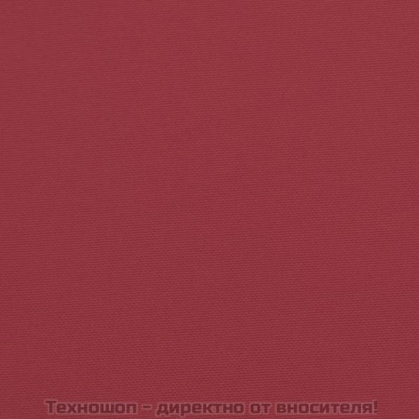Шалте за шезлонг, виненочервено, 200x60x3 см, Оксфорд плат