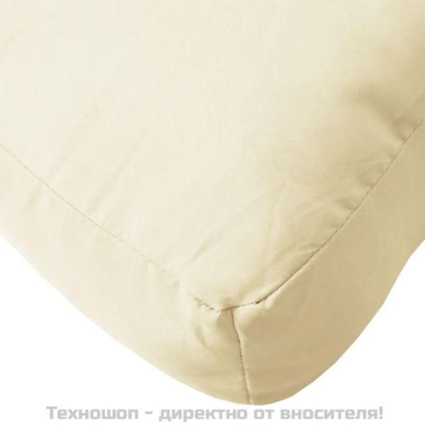 Палетни възглавници 3 бр кремавобели Оксфорд плат