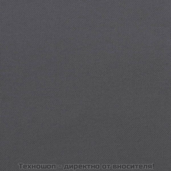 Шалте за шезлонг, антрацит, 200x60x3 см, Оксфорд плат