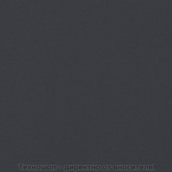 Възглавница за градинска пейка черна 200x50x4 см оксфорд плат