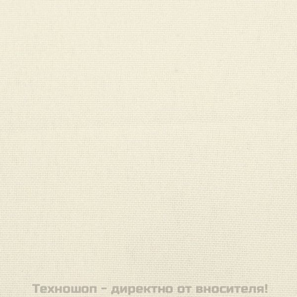 Възглавници за столове 6 бр кремави 100x50x3 см Оксфорд плат