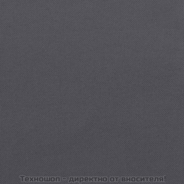 Шалте за шезлонг, антрацит, 200x50x3 см, Оксфорд плат