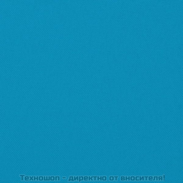 Възглавници за столове 6 бр сини 100x50x3 см Оксфорд плат