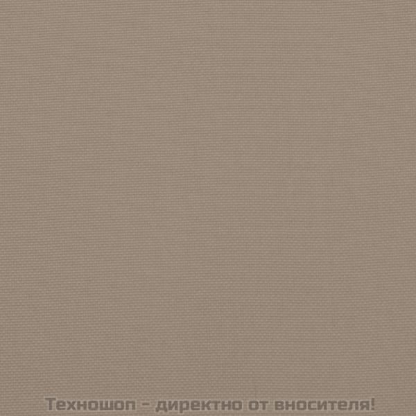 Възглавници за столове 6 бр таупе 100x50x3 см Оксфорд плат