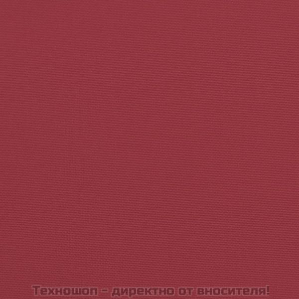 Палетни възглавници, 3 бр, виненочервени, Оксфорд плат