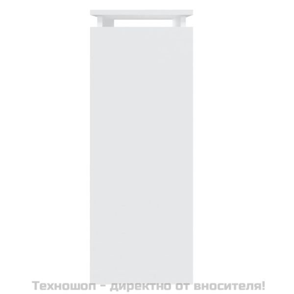 Конзолна маса, бяла, 80x30x80 см, инженерно дърво
