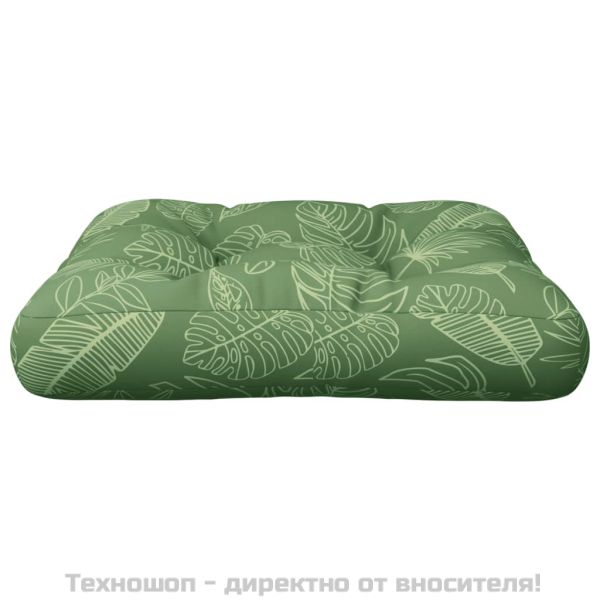 Палетна възглавница, на листа, 60x60x12 см, текстил