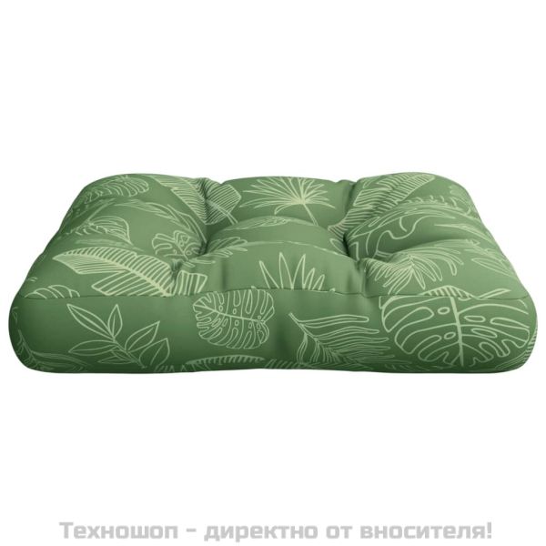 Палетна възглавница, на листа, 60x60x12 см, текстил