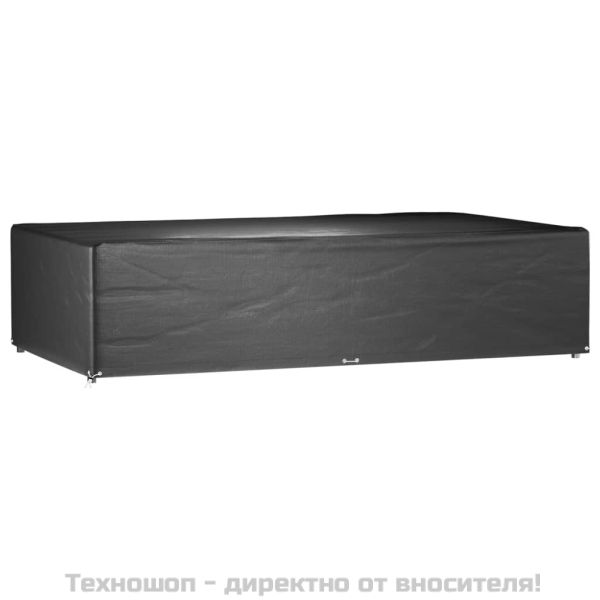 Калъф за градинска мебел 2 бр 12 капси 315x180x75см правоъгълни