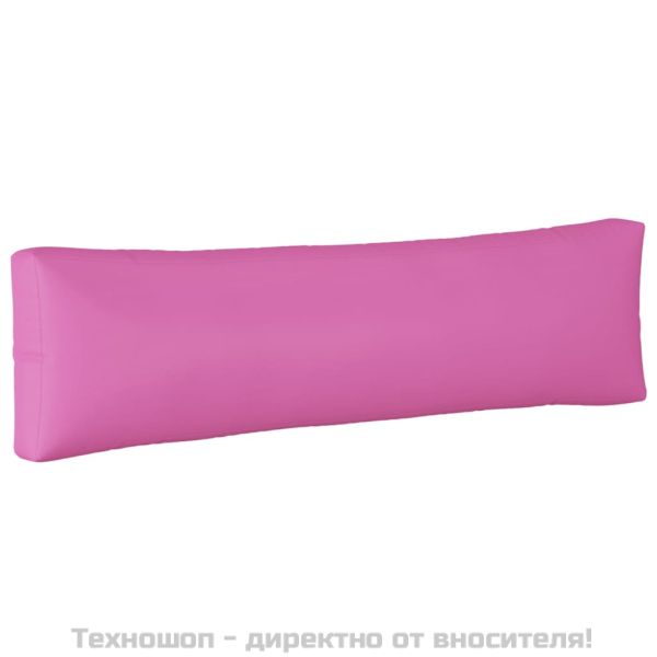 Палетни възглавници, 2 бр, розови, плат Оксфорд