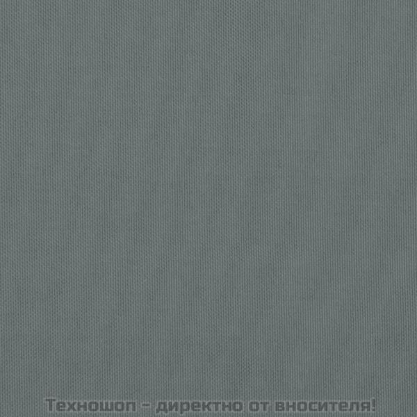 Градински накланящ се стол с възглавници сив полиратан