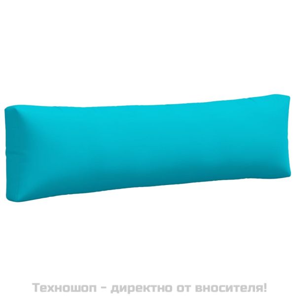 Палетни възглавници, 2 бр, тюркоаз, плат Оксфорд
