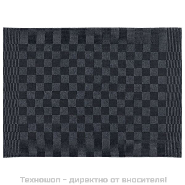 Комплект кърпи от 20 части, черен и сив, памук