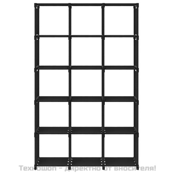 Органайзер с 15 отделения, черен, 103x30x175,5 см, плат