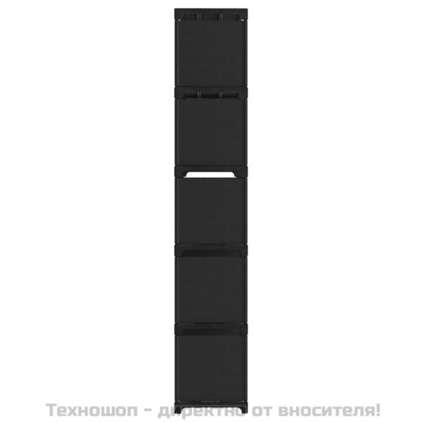 Органайзер с 15 отделения, черен, 103x30x175,5 см, плат