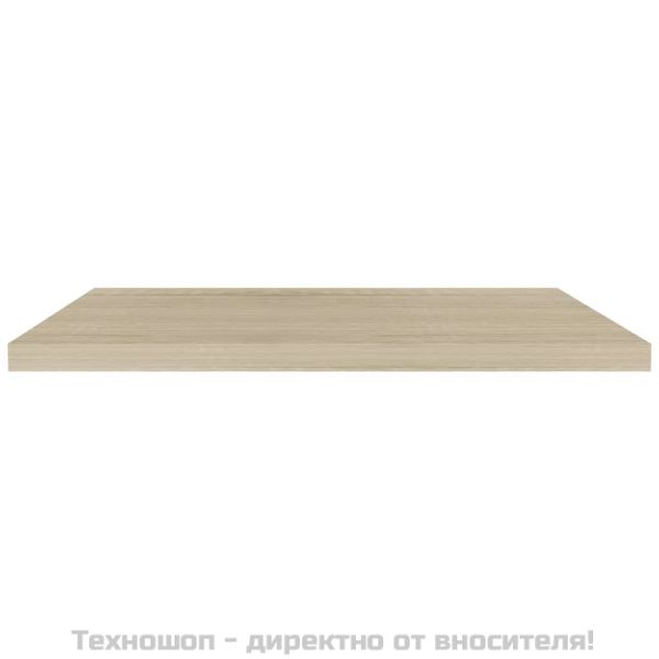 Окачен стенен рафт, дъб, 90x23,5x3,8 см, МДФ