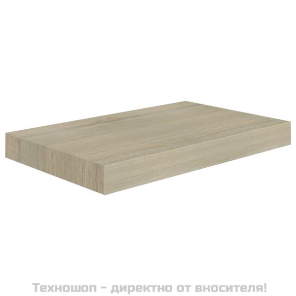 Окачени стенни рафтове, 4 бр, дъб, 40x23x3,8 см, МДФ