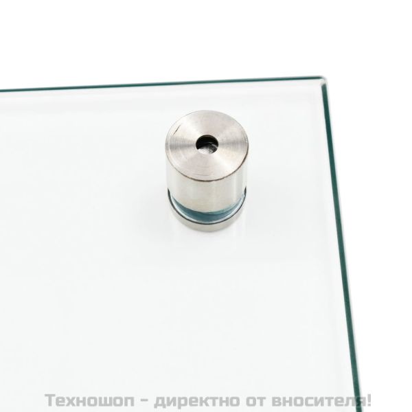 Кухненски гръб, прозрачен, 100x50 см, закалено стъкло