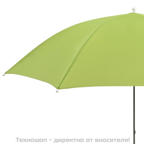 Чадъри за къмпинг столове, 2 бр, зелени, 105 см