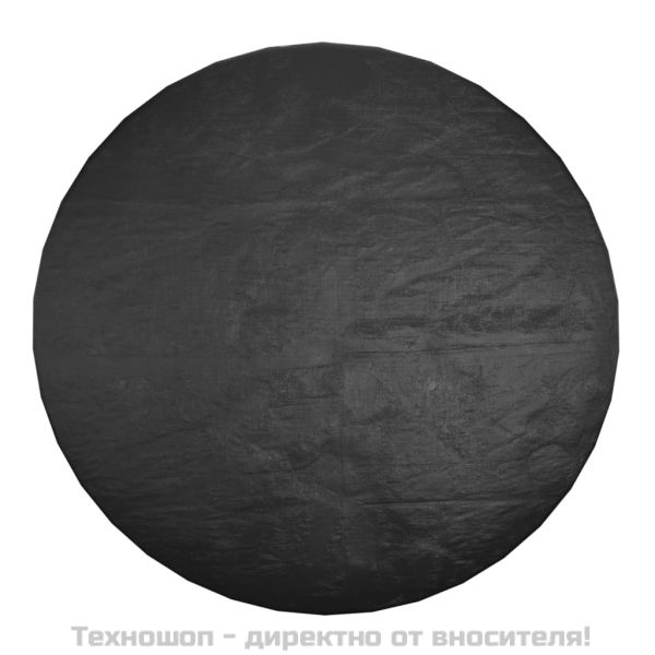 Покривало за градински мебели 6 капси Ø125x75 см кръгло