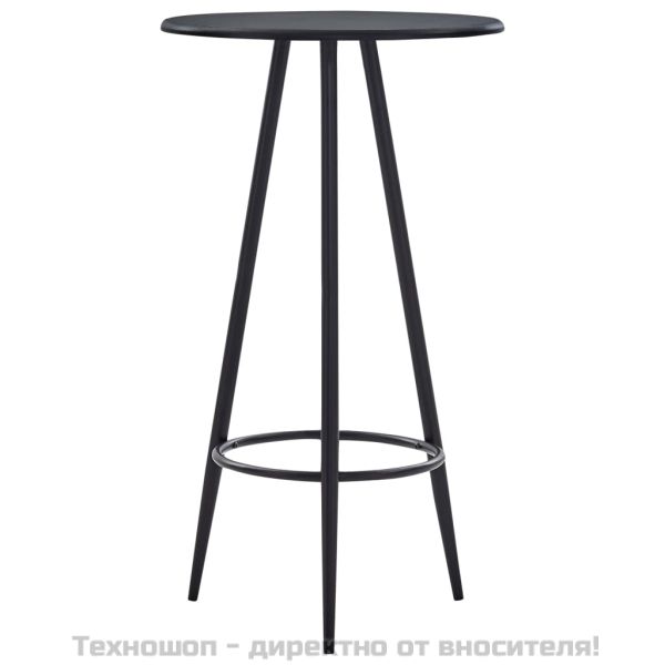 Бар комплект от 5 части, пластмаса, черен