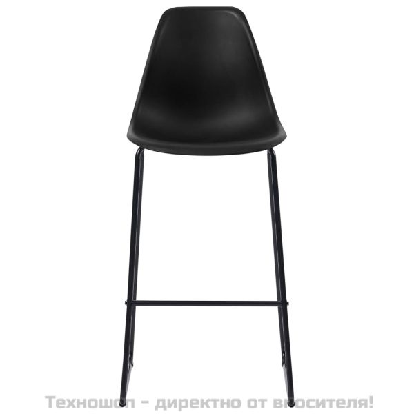 Бар комплект от 5 части, пластмаса, черен