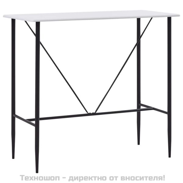 Бар комплект от 5 части, пластмаса, черен