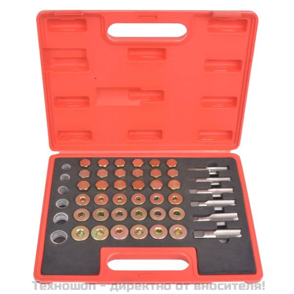 К-т инструменти за източване на масло, пасва на повечето автомобили