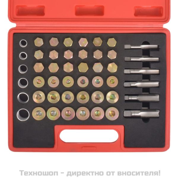 К-т инструменти за източване на масло, пасва на повечето автомобили