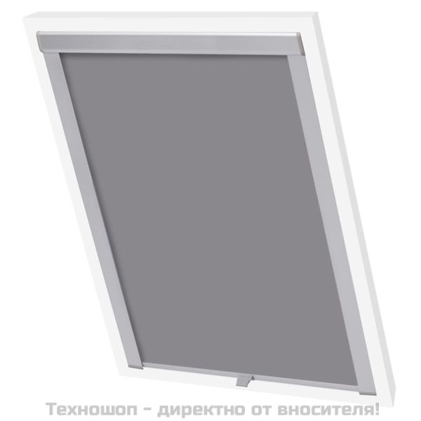 Затъмняваща ролетна щора, сива, 206