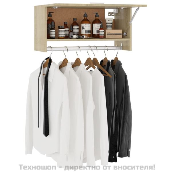 Гардероб, дъб сонома, 70x32,5x35 см, инженерно дърво