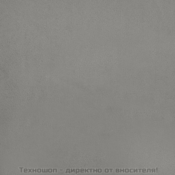 Трапезни столове, 4 бр, светлосиви, кадифе