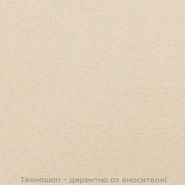 Рамка за легло с табла без матрак, кремава, 90x190 см плат