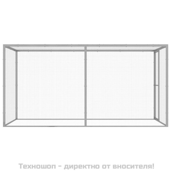 Клетка за котки 3x1,5x1,5 м поцинкована стомана