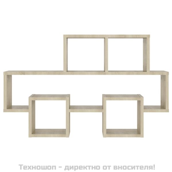 Стенен рафт във форма на кола, дъб сонома, 82x15x51 см