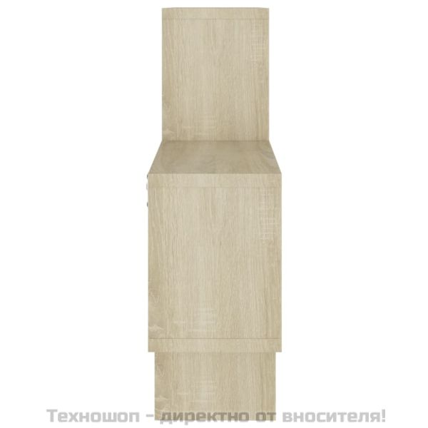 Стенен рафт във форма на кола, дъб сонома, 82x15x51 см