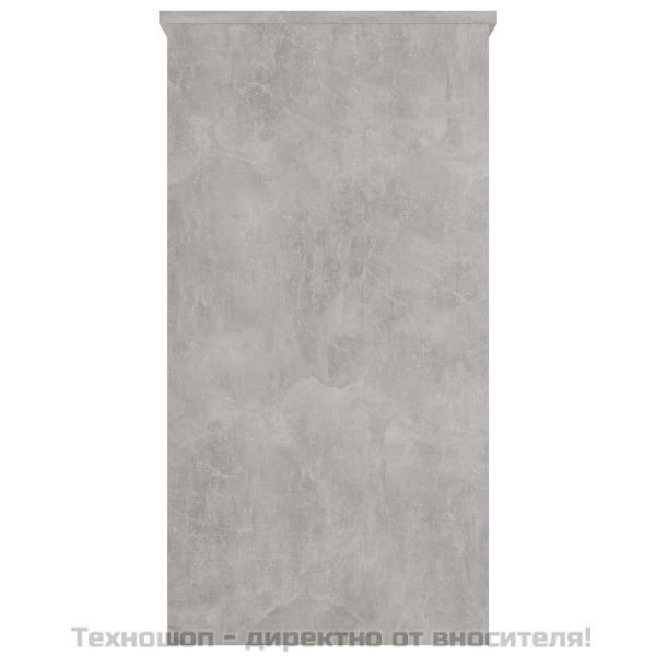 Бюро, бетонно сиво, 80x40x75 см, инженерно дърво