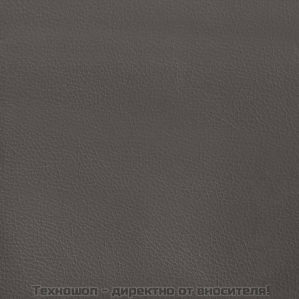 Рамка за легло с пружини сива 160x200 см изкуствена кожа