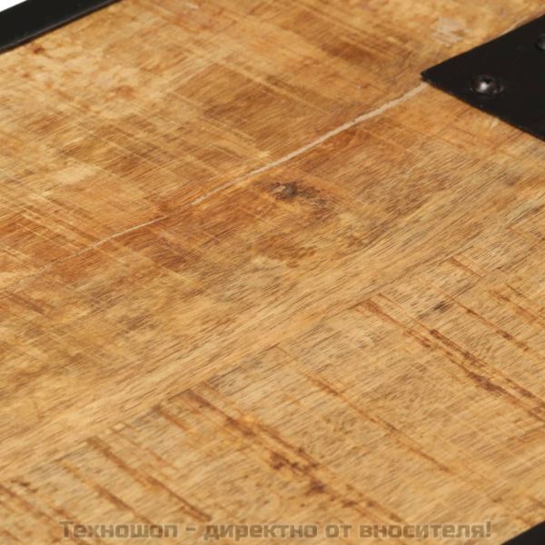 Нощно шкафче, 43x30x51 см, грубо мангово дърво масив