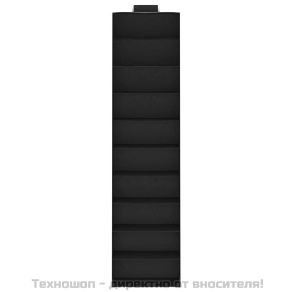 Окачени органайзери за дрехи, 2 бр, с 10 рафта, текстил
