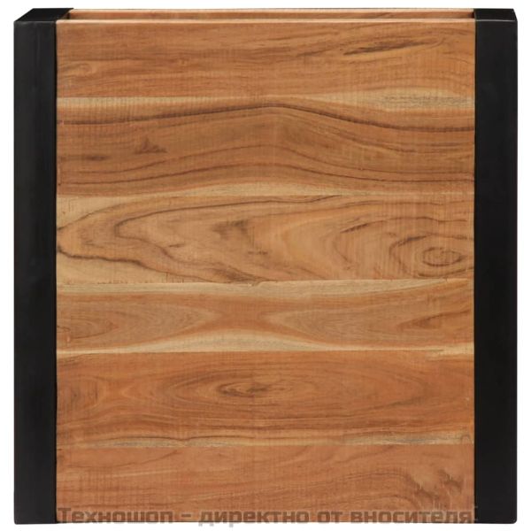 Маса за кафе, 60x60x40 см, акациево дърво масив