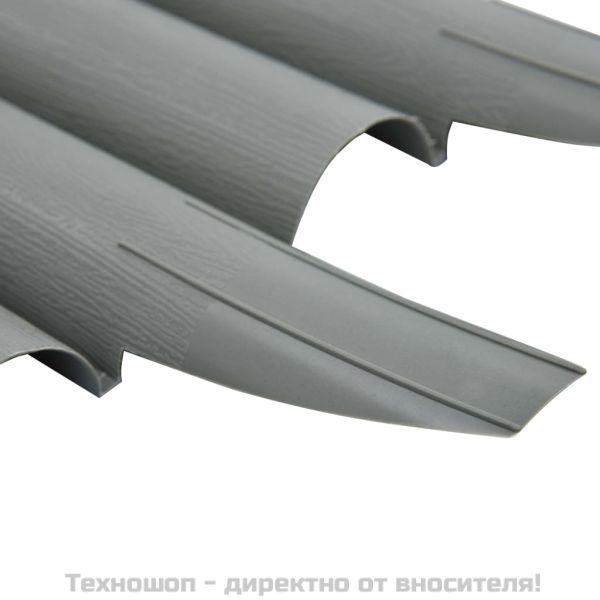 Градински кантове, 36 бр, сиви, 10 м, полипропилен