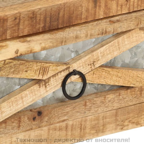 Маса за кафе, 110x50x38 см, мангово дърво масив