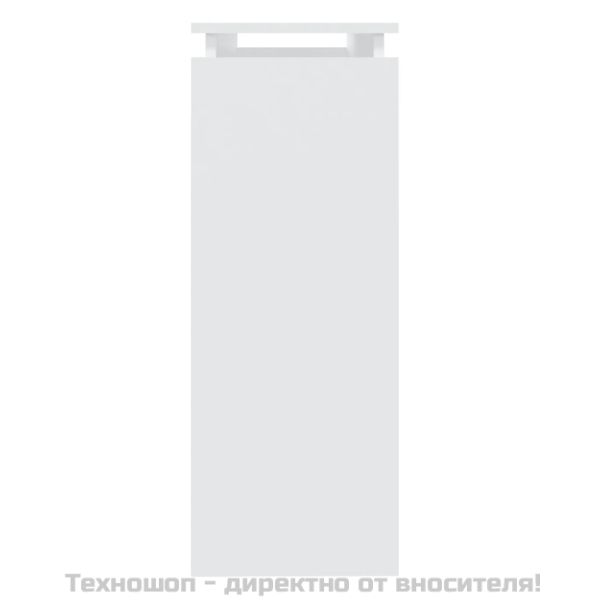 Конзолна маса, бяла, 102x30x80 см, инженерно дърво