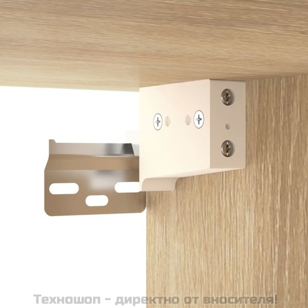 Комплект ТВ шкафове от 4 части, сонома дъб, инженерно дърво