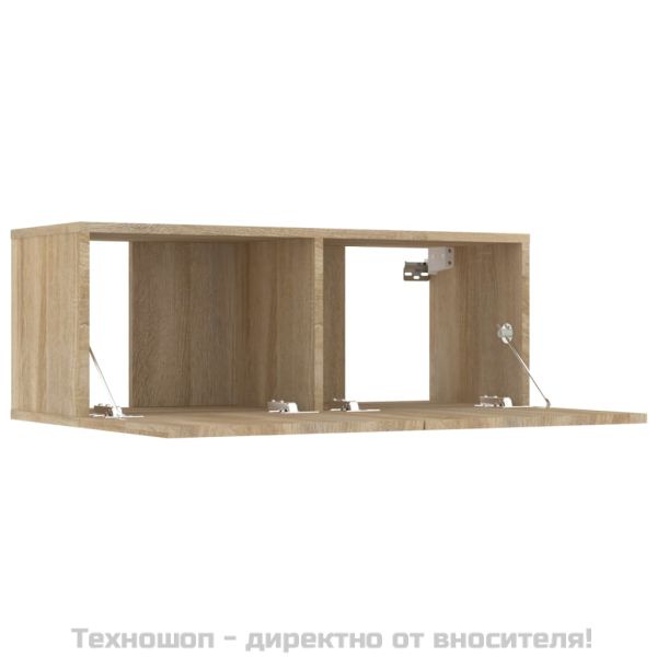 ТВ шкафове 4 бр дъб сонома 80x30x30 см инженерно дърво