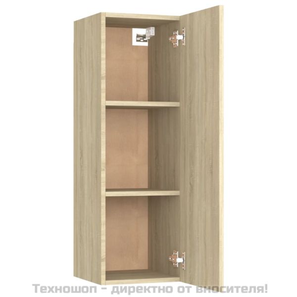 Комплект ТВ шкафове от 8 части, сонома дъб, инженерно дърво