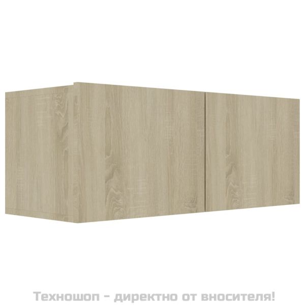 Комплект ТВ шкафове от 6 части, сонома дъб, инженерно дърво