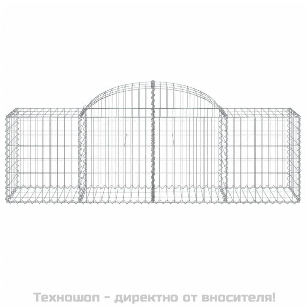 Габионни кошници арка 40 бр 200x50x60/80 см поцинковано желязо